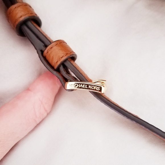 Michael Kors Brown Leather Crossbody - Picture 8 of 11